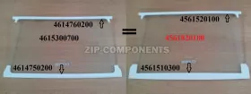 Стекло полки холодильника Beko 4561820100 282x453мм