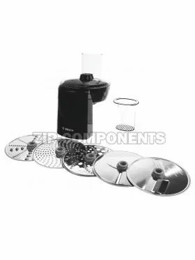 Универсальная резка с 5 дисками для кухонного комбайна Bosch 00579570