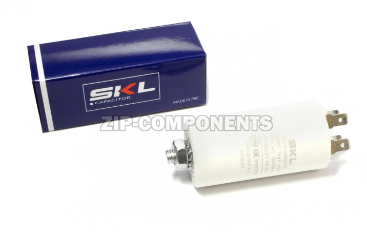 Конденсатор пусковой 14 мкФ, 450V, с креплением винт SKL