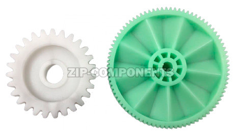 Блок шестеренок мясорубки 2шт Kenwood (KW715563 + KW715564) D55/28mm H18/30 + D83.4/20 H12/19